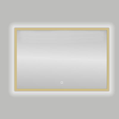 Best Design Badkamerspiegel Nancy Isola LED Verlichting 80x60 cm Mat Goud Best Design Badkamerspiegel Nancy Isola LED Verlichting 80x60 cm Mat Goud