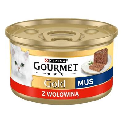 GOURMET Gold Rundvlees - nat kattenvoer - 85g