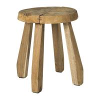 Krukje Munduk recycled hout - bruin - ø32x39 cm - thumbnail