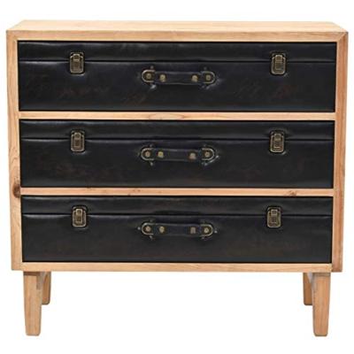 Ladekast 80x36x75 cm massief vurenhout