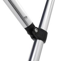 Biminitop 4 bogen 243x244x137 cm zwart - thumbnail