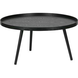 WOOOD Salontafel Mesa 78cm - Zwart - Rond WOOOD Salontafel Mesa 78cm - Zwart - Rond