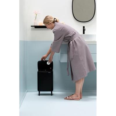 Brabantia Bo hi afvalemmer 12 liter met kunststof binnenemmer matt black