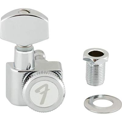 Fender All Short Locking Tuners Chrome stemmechanieken voor gitaar (set van 6)
