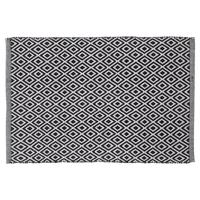 Badmat Sealskin Trellis 60x90 cm Katoen Zwart - thumbnail