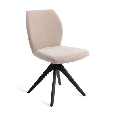 Jesper Home Ikata eetkamerstoel Sand Strand revolve oak black