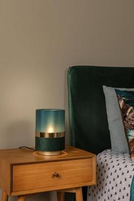 Lucide EXTRAVAGANZA TUSSE - Tafellamp - Ø 15 cm - 1xE14 - Groen