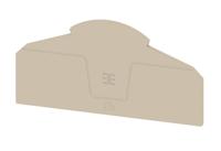 Weidmüller 2710170000 Afsluitplaat Beige 20 stuk(s) - thumbnail