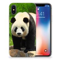 Apple iPhone X | Xs | TPU Hoesje | Panda - thumbnail