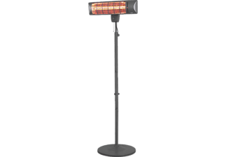 Eurom Q-time Golden 1800S Patioheater Terrasverwarmer Zwart Eurom Q-time Golden 1800S Patioheater Terrasverwarmer Zwart