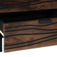 Nachtkastje Walnotenhout 50 x 33 x 60 cm massief mangohout - thumbnail