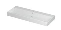 INK Unlimited Wastafel Porselein met 1 Kraangat - 1200x450x110 mm - Glans Wit - thumbnail