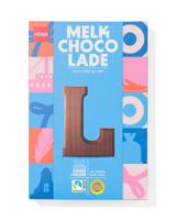 HEMA Chocoladeletter melk L 140g - thumbnail