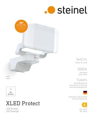 Steinel LED STRAHLER XLED PROTECT WS 090005 LED-buitenschijnwerper Energielabel: E (A - G) 13.6 W Lichtkleur (naam): Warmwit Steinel LED STRAHLER XLED PROTECT WS 090005 LED-buitenschijnwerper Energielabel: E (A - G) 13.6 W Lichtkleur (naam): Warmwit