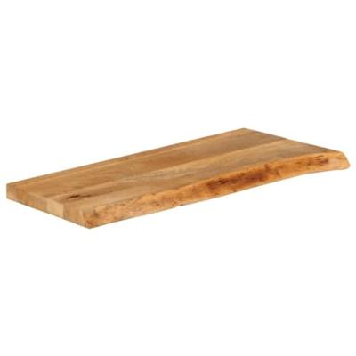 Tafelblad met natuurlijke rand 70x30x3,8 cm massief mangohout