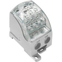 Weidmüller 1562090000 Verdeelblok Schroeven Grijs, Transparant 1 stuk(s) - thumbnail