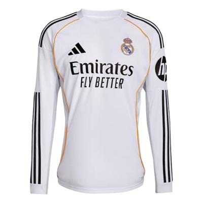 adidas Real Madrid Thuisshirt Lange Mouwen 2025-2026