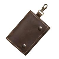 The Hantler Memory card holder Chocolate brown / Brass, 3x SD + 2x CF - thumbnail