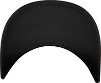 Flexfit FX5789M YP Classics 5-Panel Premium Curved Visor Snapback Cap - Black - One Size - thumbnail