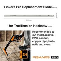 Fiskars Pro Metaalzaagblad | 30 mm | 24 TPI | 1062941 1062941 - thumbnail