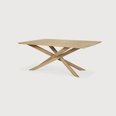 Ethnicraft Eettafel 'Mikado' Geolied Eikenhout, 203 x 106cm