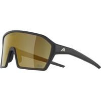 Alpina sports sportbril ram q-lite gouden spiegel zwart - thumbnail