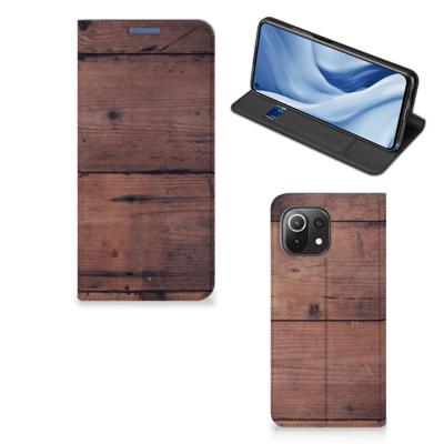 Xiaomi 11 Lite NE 5G | Mi 11 Lite Book | Wallet Case | Old Wood