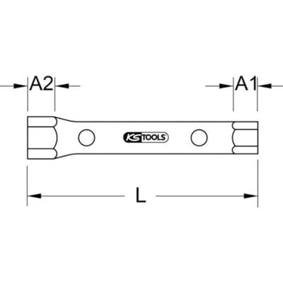 KS Tools 5180872 518.0872 Pijpsleutel 10 - 11 mm