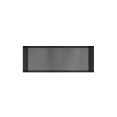 Hotbath &More Inbouwnis - 30 x 80 x 126 cm - Frameless - Geborsteld Gunmetal PVD