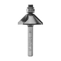 ENT Fasefrees HM 45 graden met lager, Kolf 6mm - 7913801 - thumbnail