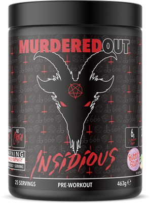 Murdered Out Insidious Pre-Workout Bubblescum (463 g) Murdered Out Insidious Pre-Workout Bubblescum (463 g)