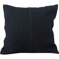 Kussenhoes van Jute (Zwart) - thumbnail