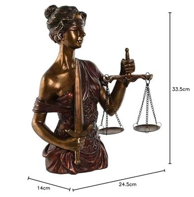 Decoratieve figuren Home ESPRIT Koper 24,5 x 14 x 33,5 cm