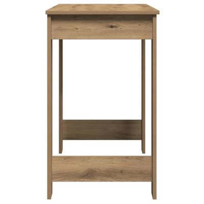Bureau 100x45x75 cm bewerkt hout artisanaal eikenkleur