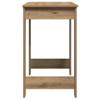 Bureau 100x45x75 cm bewerkt hout artisanaal eikenkleur - thumbnail