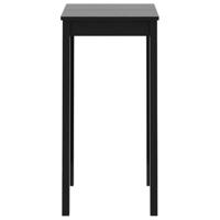 Bartafel 55x55x107 cm MDF zwart - thumbnail