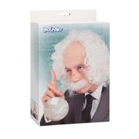 Boland Pruik einstein met snor en bril - thumbnail