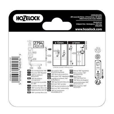 180 graden regelbare Vari-Jets Hozelock - Hozelock 180 graden regelbare Vari-Jets Hozelock - Hozelock