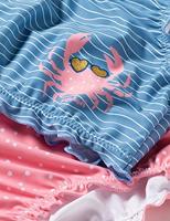 Playshoes bikini Krab Blauw Roze Maat - thumbnail