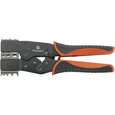 TOOLCRAFT 2-i-1 818644 Krimptang Geïsoleerde platte stekkers, Kabelschoenen, Doorverbinders 0.5 tot 10 mm² TOOLCRAFT 2-i-1 818644 Krimptang Geïsoleerde platte stekkers, Kabelschoenen, Doorverbinders 0.5 tot 10 mm²