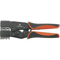 TOOLCRAFT 2-i-1 818644 Krimptang Geïsoleerde platte stekkers, Kabelschoenen, Doorverbinders 0.5 tot 10 mm² - thumbnail