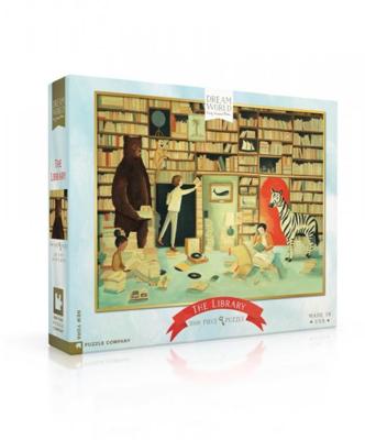 New York Puzzle Company De Bibliotheek - 1000 stukjes