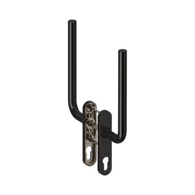 Hardbrass Hefschuifdeurgreep Oslo dubbel PC69 - zwart Hardbrass Hefschuifdeurgreep Oslo dubbel PC69 - zwart