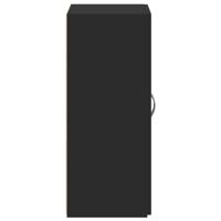 Archiefkast 60x32x77,5 cm bewerkt hout zwart - thumbnail