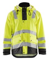 Blåkläder Regenjas High-Vis LEVEL 2 43022003 | High-Vis Geel/Zwart | Maat XS - 7330509570555 - thumbnail
