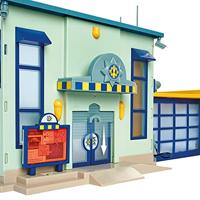 Dickie Toys Brandweerman Sam Politiebureau + Licht en Geluid - thumbnail