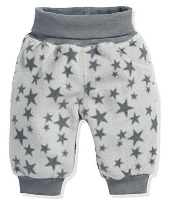 Playshoes Schnizler babybroekje fleece Sterren Grijs-98 Playshoes Schnizler babybroekje fleece Sterren Grijs-98