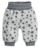 Playshoes Schnizler babybroekje fleece Sterren Grijs-98 - thumbnail