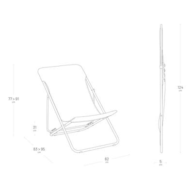 Lafuma Maxi Transat Stoel Lafuma Maxi Transat Stoel