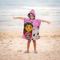 Poncho-Handdoek met Capuchon Gabby's Dollhouse Roze 50 x 115 cm - thumbnail